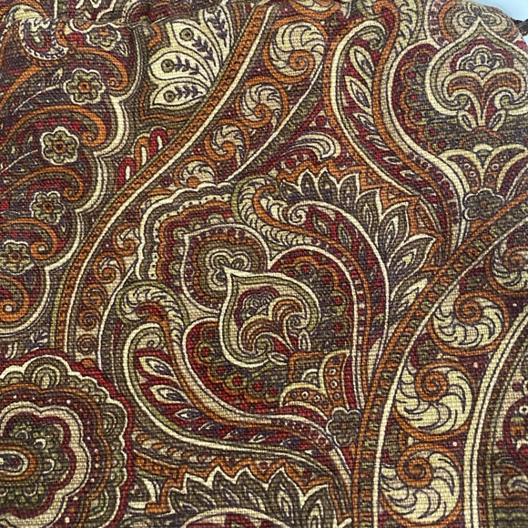 Vintage Drawstring Tapestry Handmade Bucket Shoulder bag Brown Paisley Fall - Picture 15 of 15